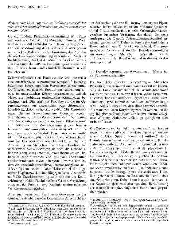 Vorschauseite 3: Die rechtliche Einstufung von Desinfektionsmitteln in Deutschland