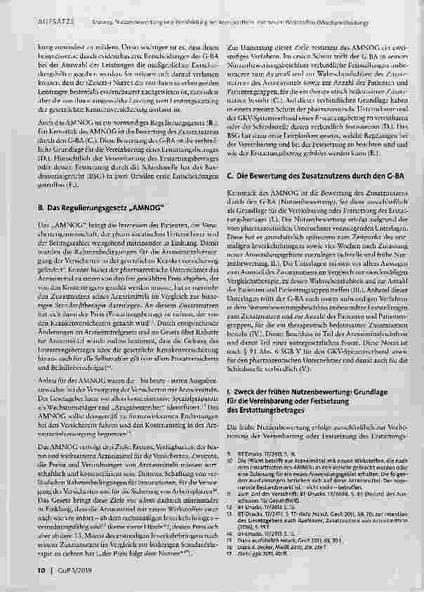 Vorschauseite 2: Nutzenbewertung und Preisbildung bei Arzneimitteln mit neuen Wirkstoffen (Mischpreisbildung)