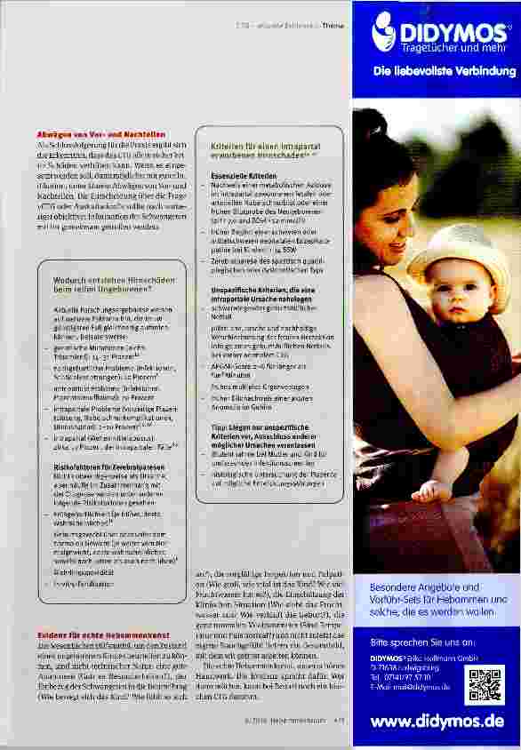 Vorschauseite 3: Evidenz und praktische Empfehlungen zur Auskultation und CTG