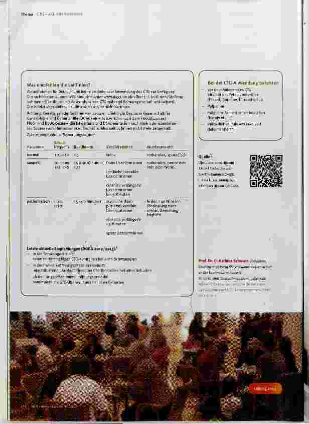 Vorschauseite 4: Evidenz und praktische Empfehlungen zur Auskultation und CTG