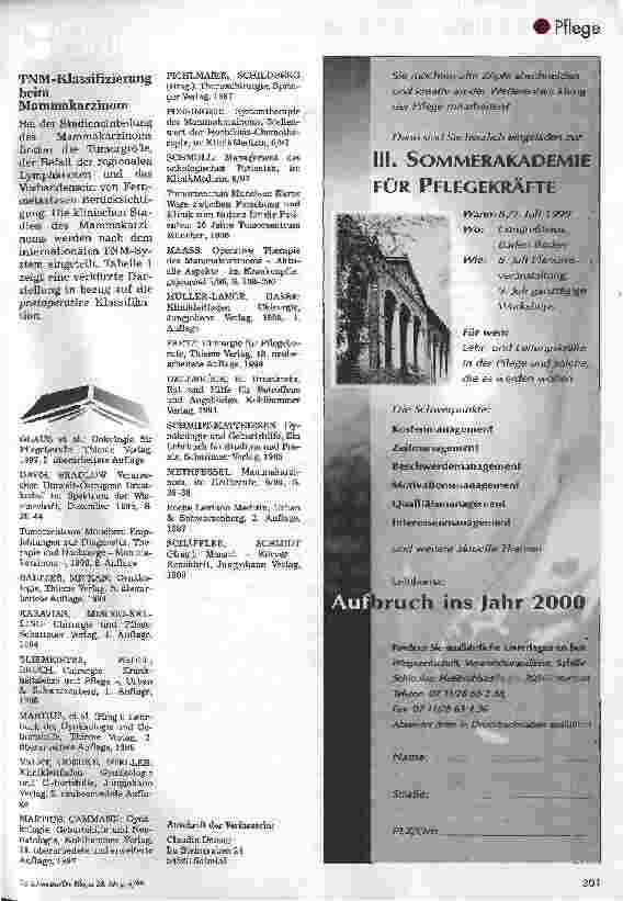 Vorschauseite 4: Das Mammakarzinom. Teil 1
