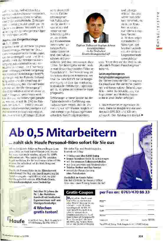 Vorschauseite 2: Entgeltsystem - neuester Stand Weiterentwicklung der Fallpauschalenund Sonderentgeltkataloge -Vorschläge der DKG
