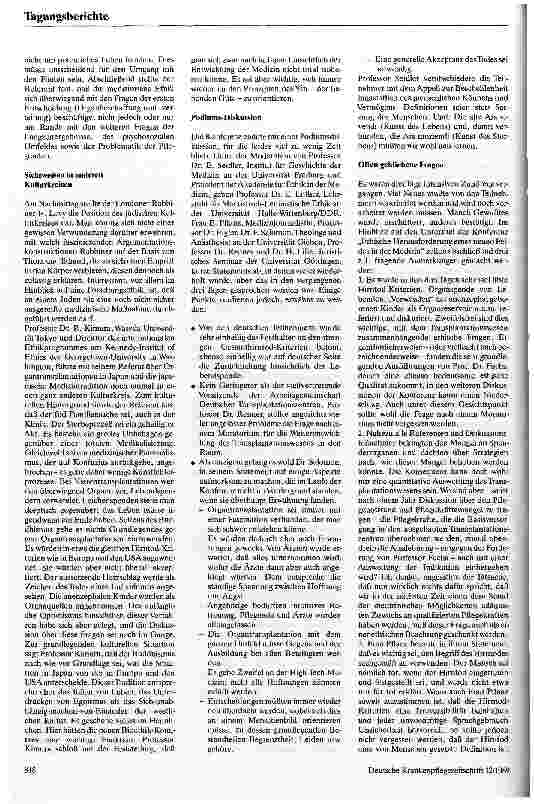 Vorschauseite 3: Organtransplantation - Organersatz - Ethische Herausforderung eines neuen Feldes der Medizin