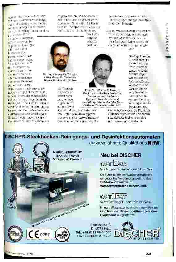 Vorschauseite 2: Das Labor wird zur Drehscheibe in der medizinischen Entwicklung