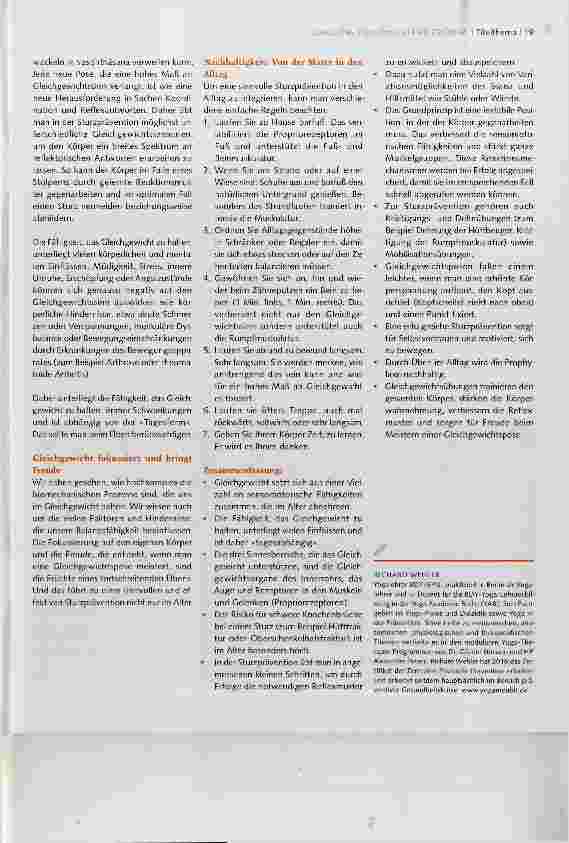 Vorschauseite 6: Im Gleichgewicht bleiben