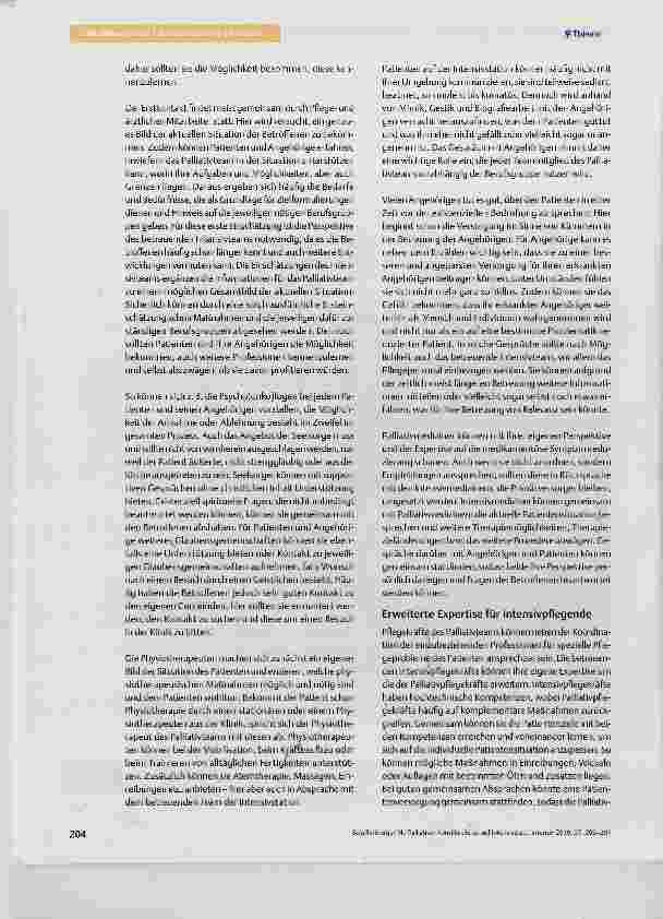 Vorschauseite 3: Palliativer Konsiliardienst auf Intensivstationen
