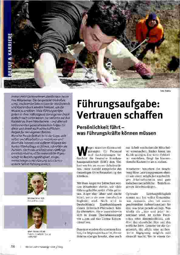 Vorschauseite 1: Führungsaufgabe: Vertrauen schaffen
