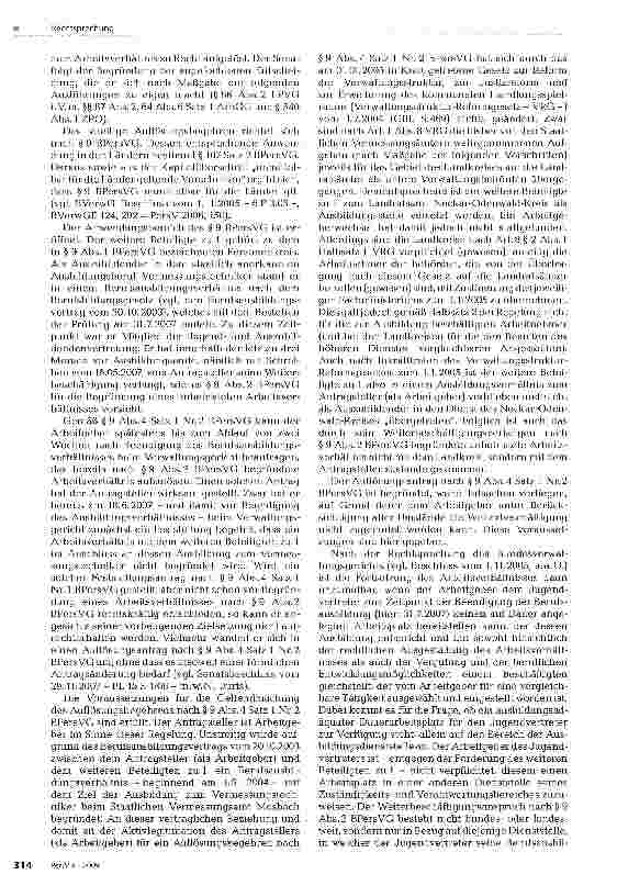 Vorschauseite 2: Weiterbeschäftigung von Jugendvertretern