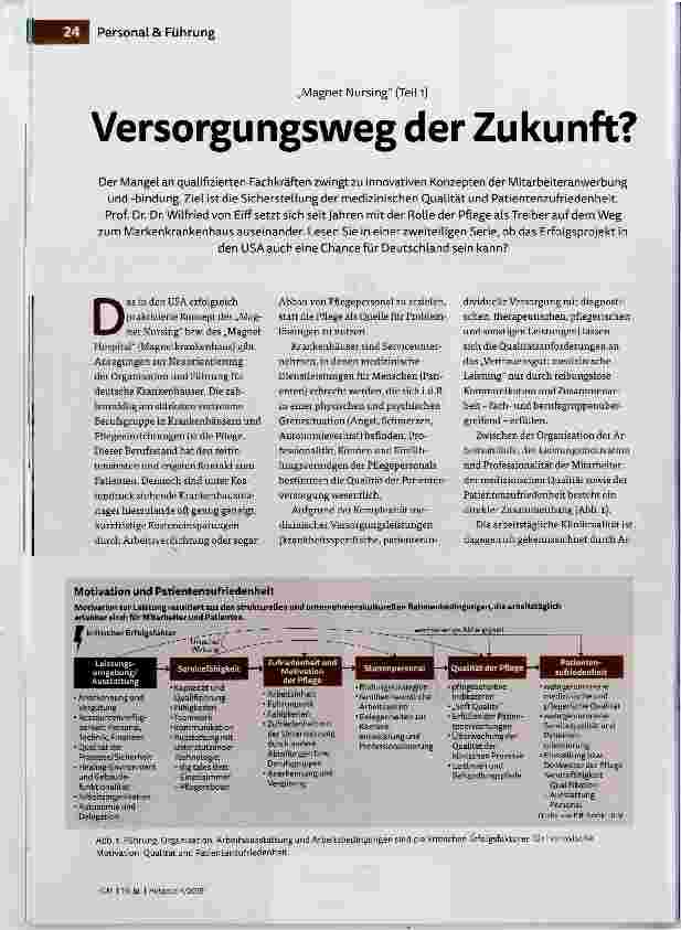 Vorschauseite 1: Versorgungsweg der Zukunft?