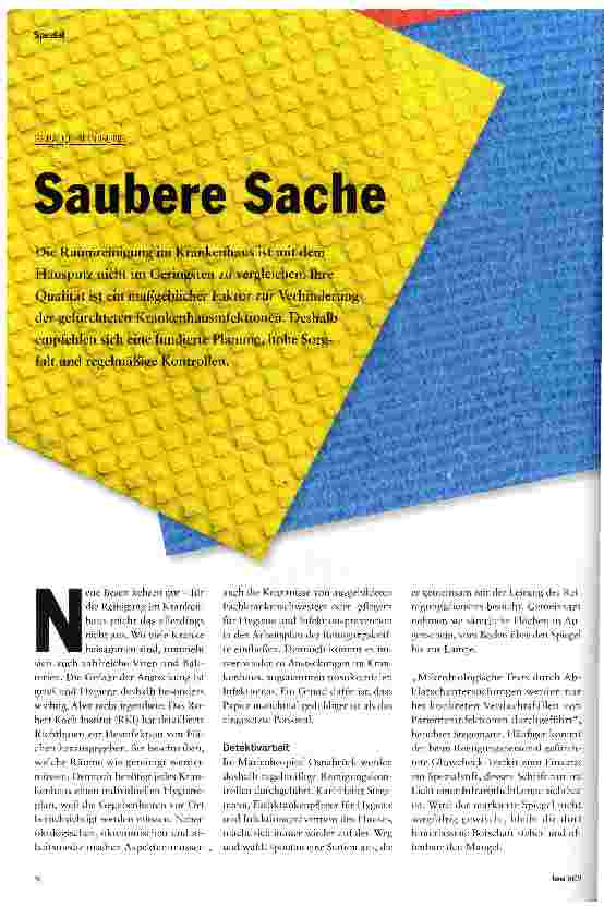 Vorschauseite 1: Saubere Sache