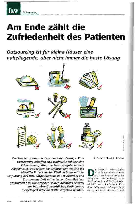 Vorschauseite 1: Am Ende zählt die Zufriedenheit des Patienten