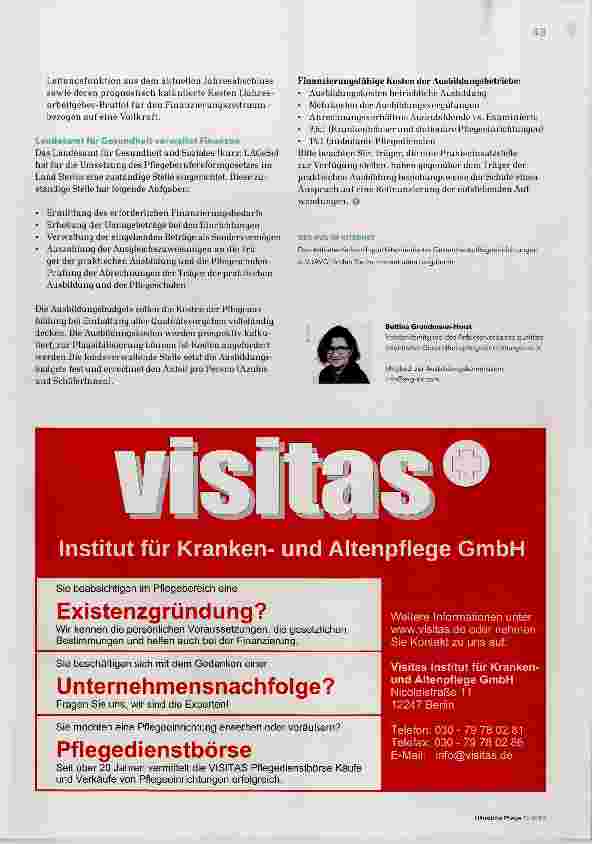 Vorschauseite 4: Pflegeausbildung 2020