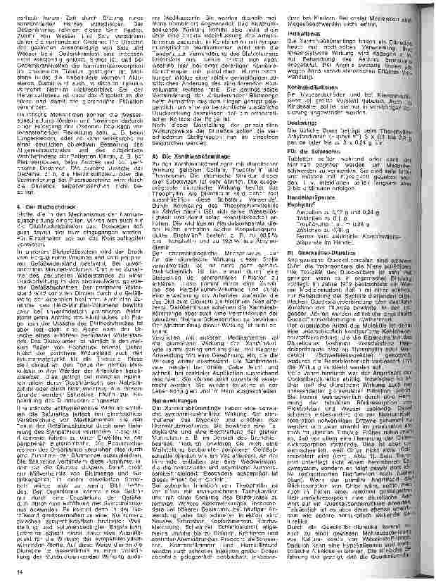 Vorschauseite 3: Kleine Arzneimittelkunde für die Schwester 33. Folge: VII. Diuretisch wirkende Medikamente