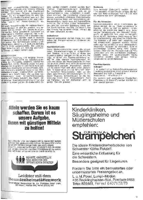 Vorschauseite 4: Kleine Arzneimittelkunde für die Schwester 33. Folge: VII. Diuretisch wirkende Medikamente