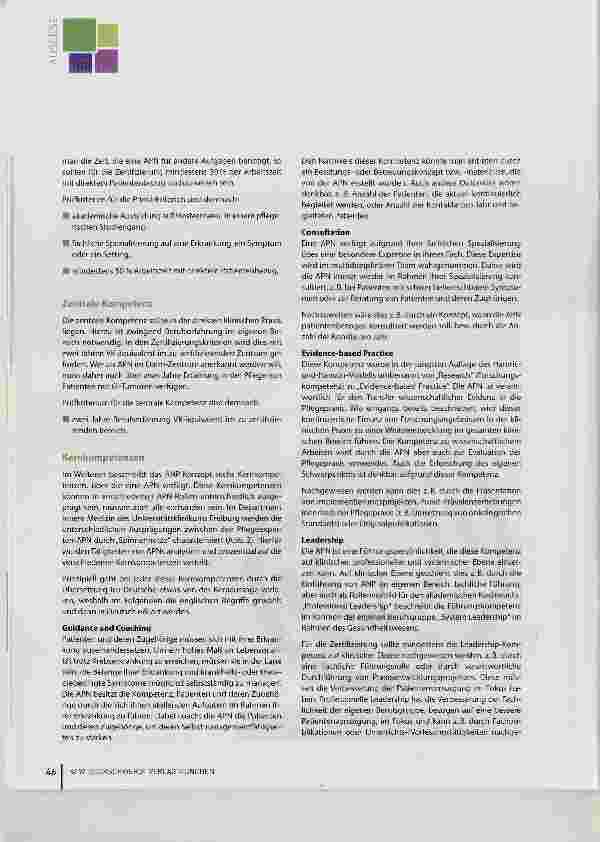 Vorschauseite 3: Woran erkenne ich eine Advanced Practice Nurse?