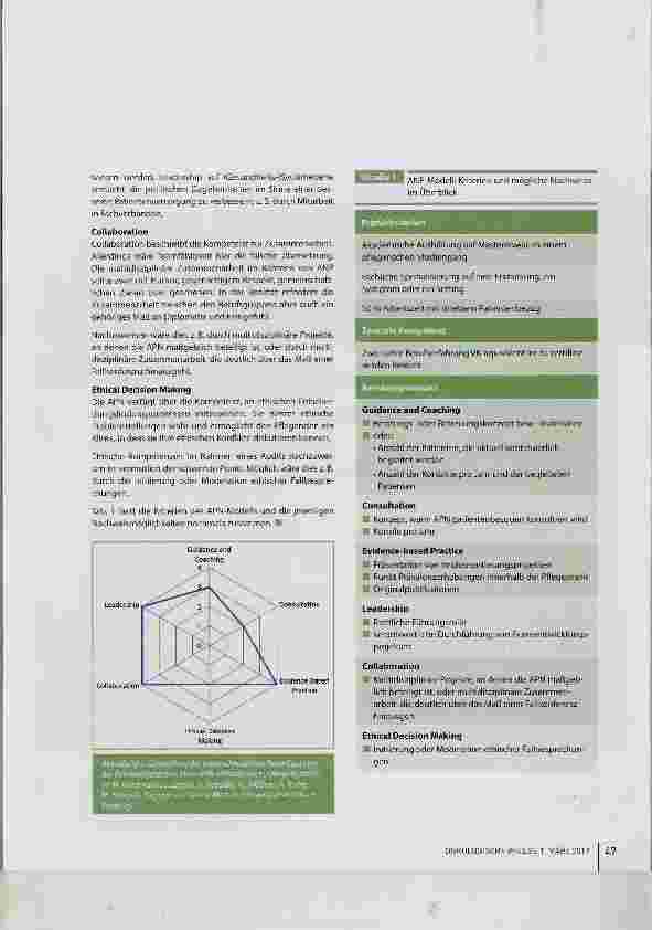 Vorschauseite 4: Woran erkenne ich eine Advanced Practice Nurse?