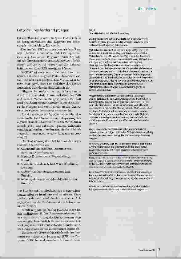 Vorschauseite 4: Maximale Zuwendung, minimale Intensivmedizin