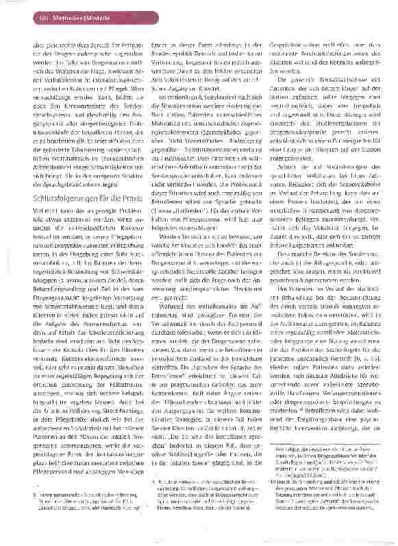 Vorschauseite 6: Drogensondersprache - Tabu oder hilfreiches Mittel im Kontext der Pflege von abhängigen oder Rauschmittel missbrauchenden Menschen?