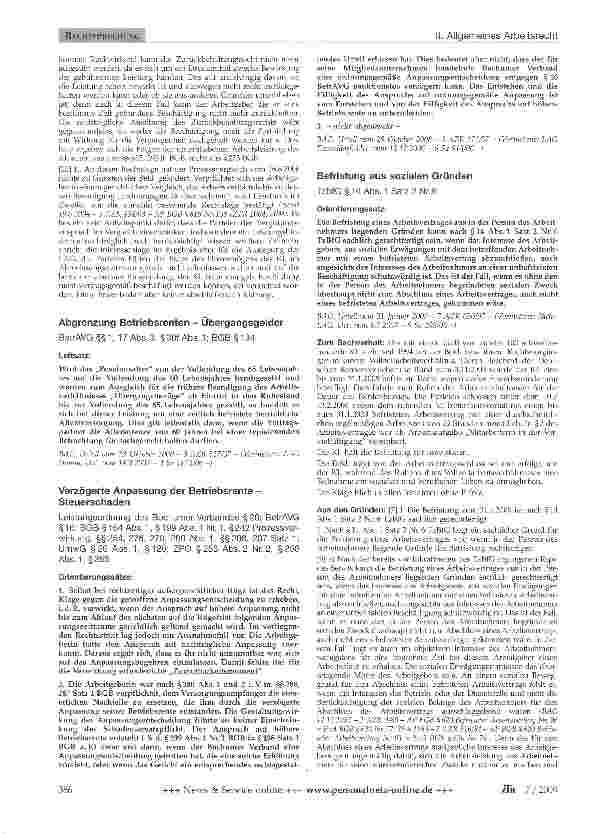 Vorschauseite 3: Annahmeverzug - Unmöglichkeit - Rettungssanitäter - Verletzung der Fortbildungspflicht -Beschäftigungsverbot - Zurückbehaltungsrecht