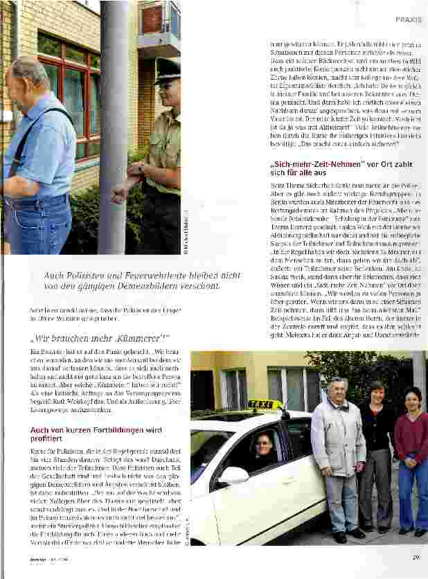 Vorschauseite 3: Polizei und Notdienste: Sicherheit für Helfer
