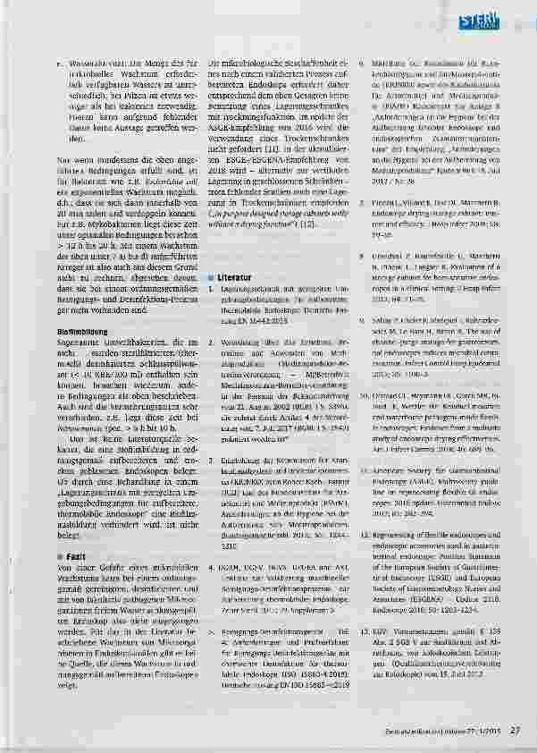 Vorschauseite 3: Sind Trockenschränke erforderlich? Ein Diskussionsbeitrag