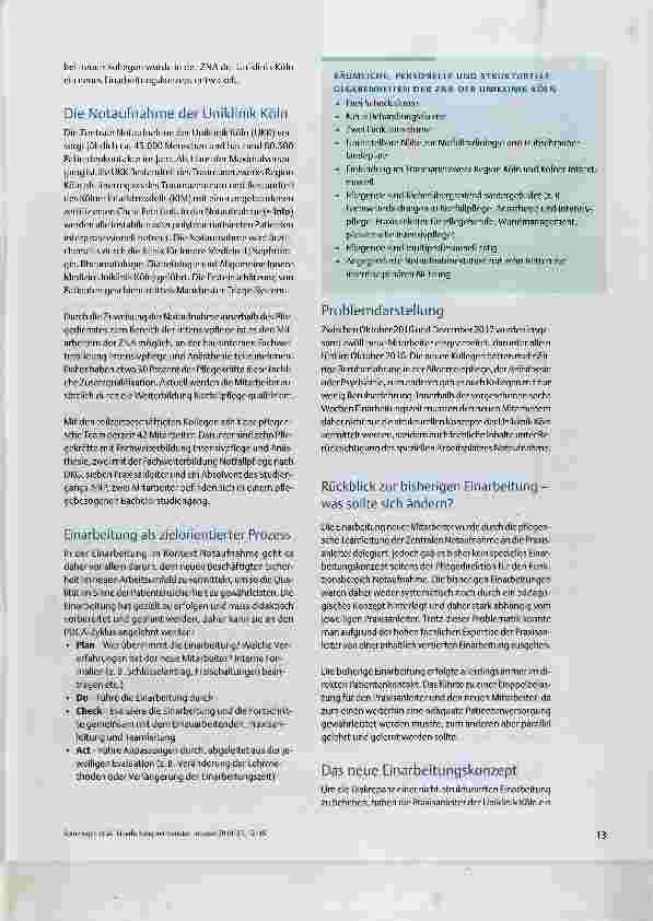 Vorschauseite 2: Einarbeitung mit Struktur