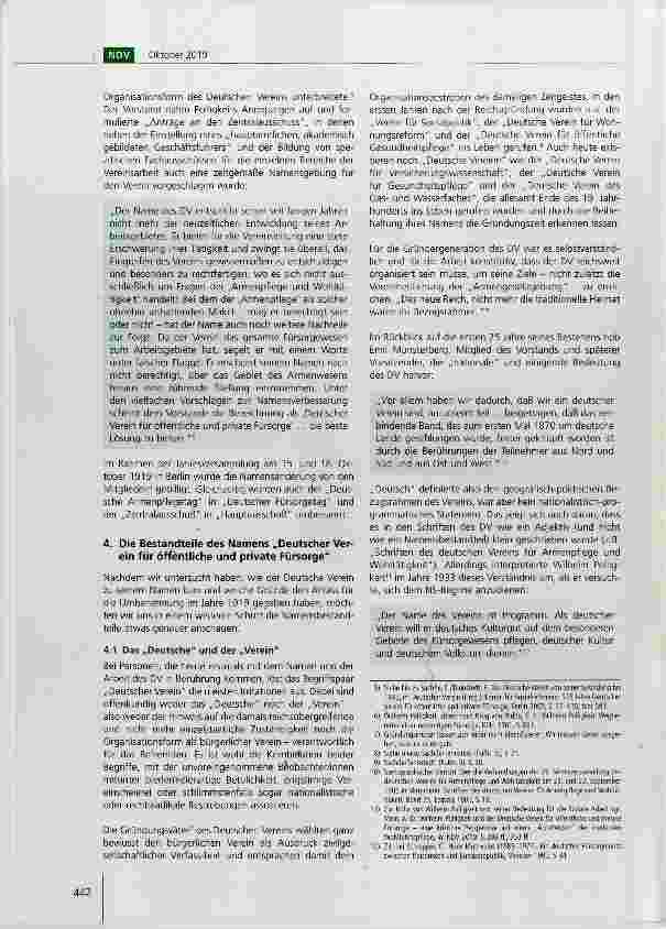 Vorschauseite 3: Sollte der Name des Deutschen Vereins geändert werden?