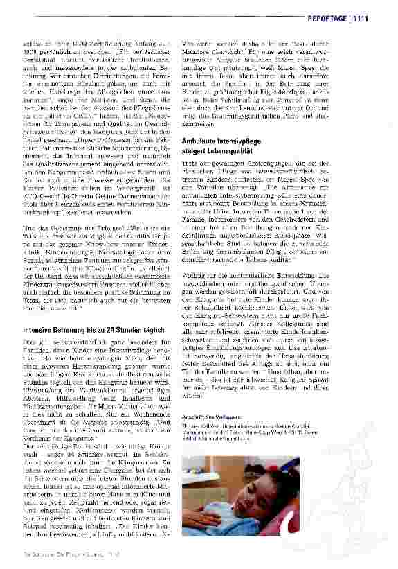 Vorschauseite 2: Känguru-Spagat für mehr Lebensqualität