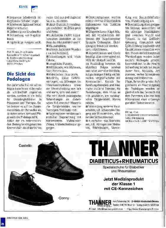 Vorschauseite 3: Herausforderung - und nicht Schicksal Der diabetische Fuß in der Pflege
