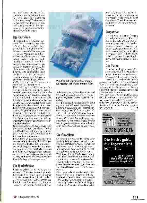 Vorschauseite 2: Weniger wund durch Superabsorber?