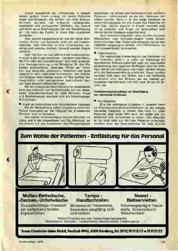 Vorschauseite 3: Die Angst des Patienten vor Narkose und Operation - aus der Sicht eines Anästhesiepflegers