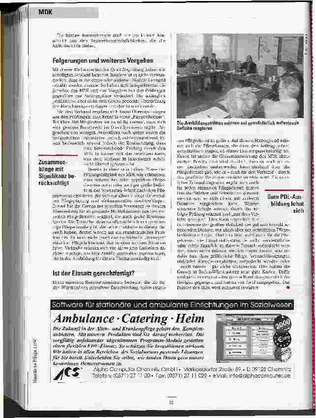 Vorschauseite 4: Die Qualitätsprüfung des MDK Erfahrungen und Ergebnisse aus Prüfungen in Baden-Württemberg