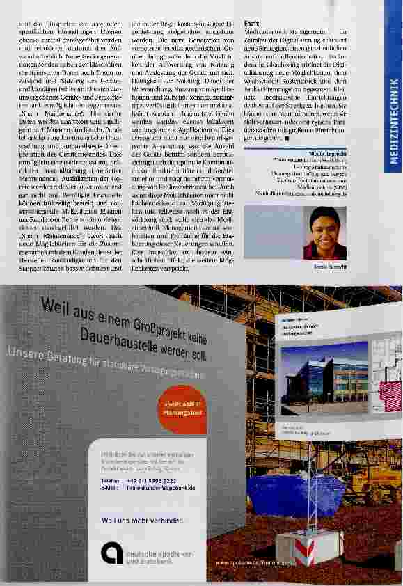 Vorschauseite 3: Medizlntechnlk-Management im Zeitalter der Digitalisierung Die Zeiten der passiven Geräteverwaltung sind endgültig vorbei