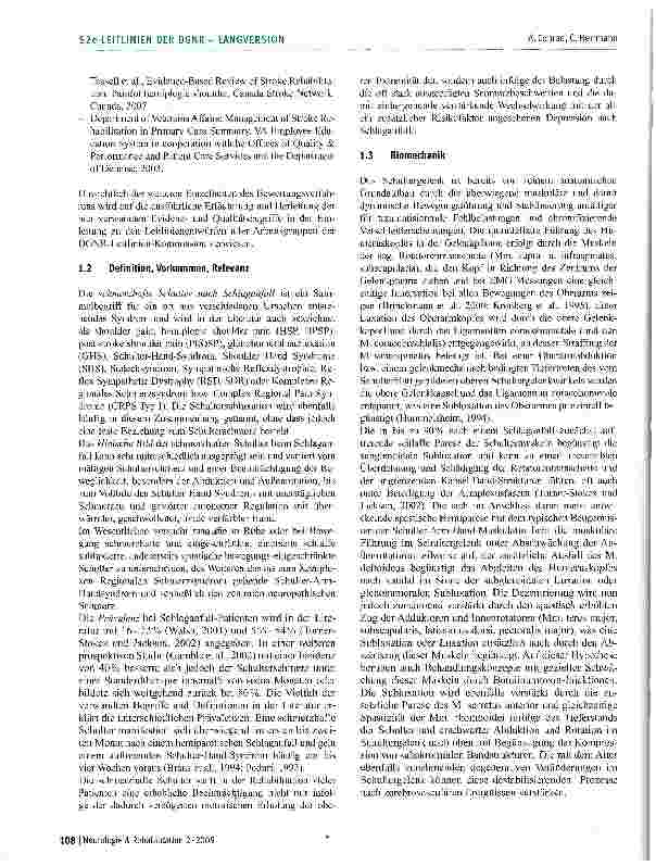 Vorschauseite 2: Schmerzhafte Schulter nach Schlaganfall