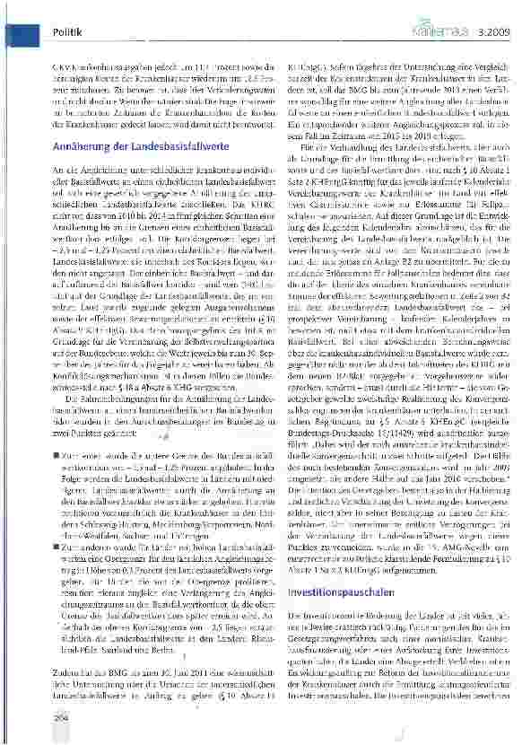 Vorschauseite 6: Regelungen des Krankenhaus finanzierungsreformgesetzes