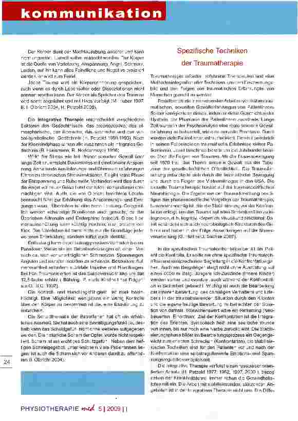 Vorschauseite 3: Kommunikation mit traumatisierten Patienten TeilV