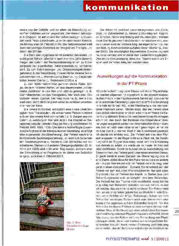 Vorschauseite 4: Kommunikation mit traumatisierten Patienten TeilV