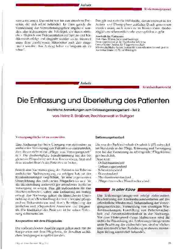 Vorschauseite 3: Verwechslung einer s. c. Injektionskanüle, die bereits verwendet wurde