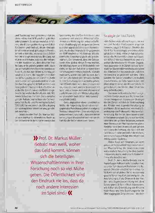 Vorschauseite 3: Stiftungsgeld Fluch oder Segen?