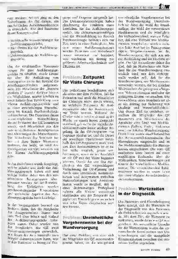 Vorschauseite 2: Erfahrungen im Mutterhaus der Borromäerinnen