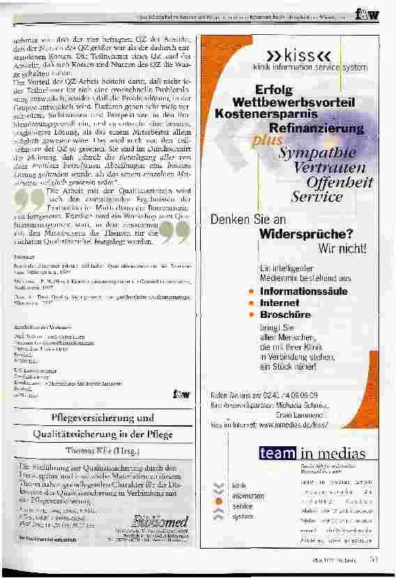 Vorschauseite 4: Erfahrungen im Mutterhaus der Borromäerinnen