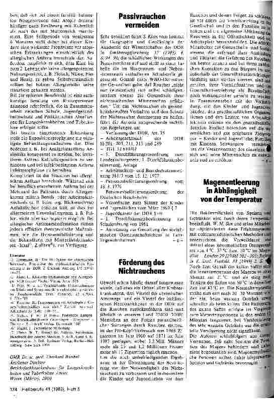 Vorschauseite 5: Verhütung und Früherkennung von obstruktiven Lungenerkrankungen