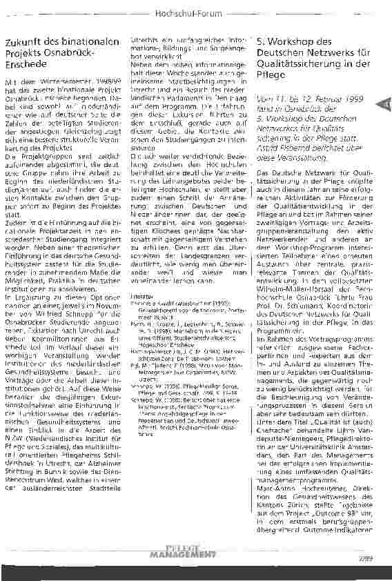 Vorschauseite 6: Binationales Projekt Enschede-Osnabrück