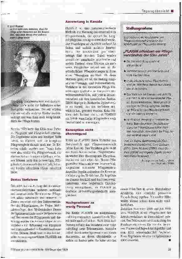 Vorschauseite 2: Wie viel Zeit und Personal braucht gute Pflege?