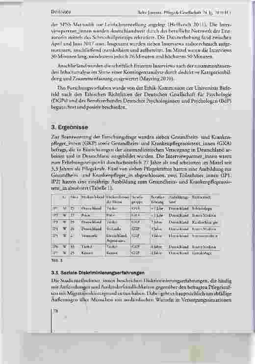 Vorschauseite 4: Man fühlt sich nicht dazugehörig wie Pflegekräfte mit Migrationshintergrund Diskriminierung Im beruflichen Alltag erleben