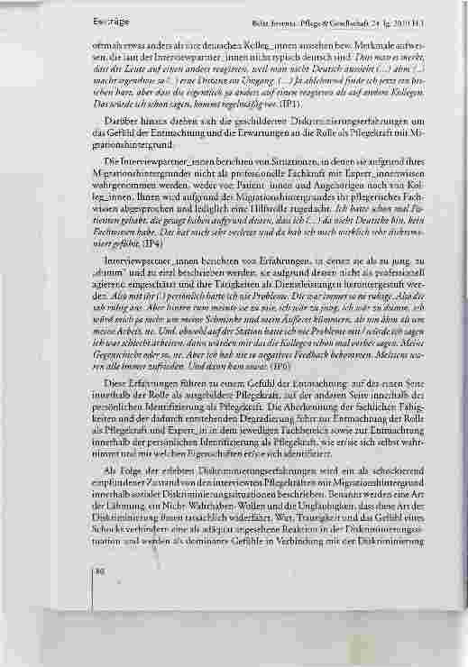 Vorschauseite 6: Man fühlt sich nicht dazugehörig wie Pflegekräfte mit Migrationshintergrund Diskriminierung Im beruflichen Alltag erleben