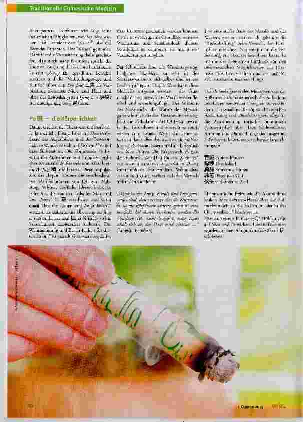 Vorschauseite 3: Schmerzen - und 2 von den 5 „Seelen“ des Menschen