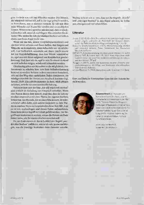 Vorschauseite 4: Würdevolles Sterben?