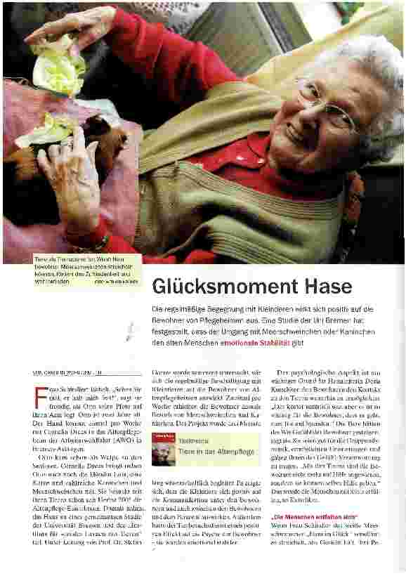 Vorschauseite 1: Glücksmoment Hase