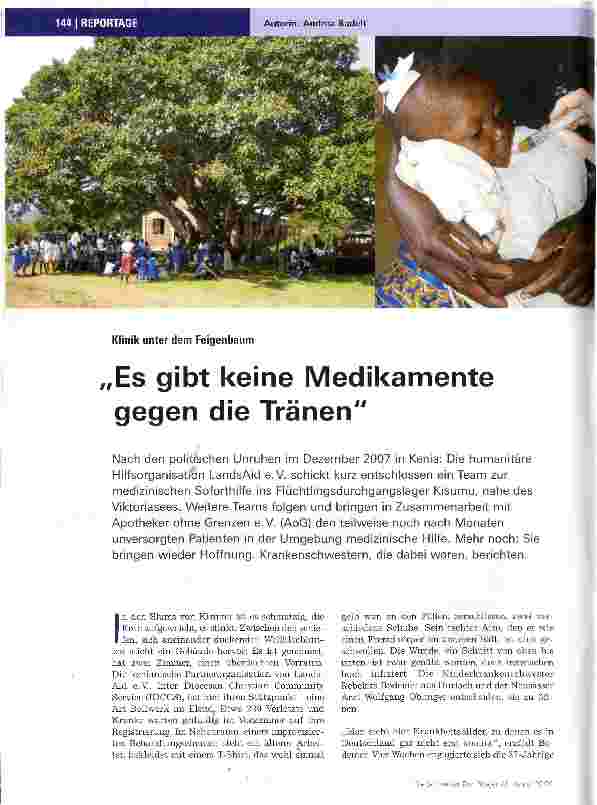 Vorschauseite 1: Es gibt keine Medikamente gegen die Tränen